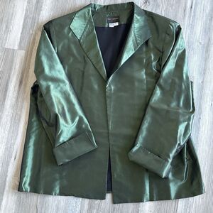 Vintage Paul Cormack New York 100% Silk Blazer - Size Medium